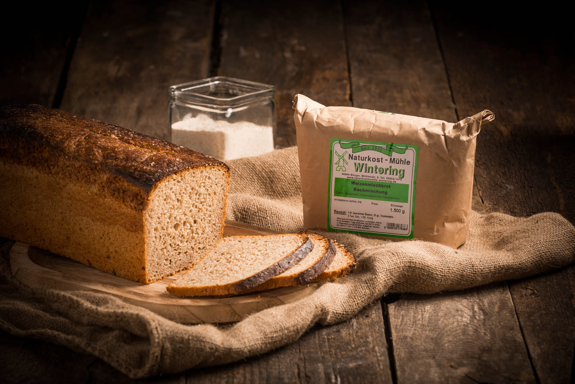 Weizenmischbrot-Backmischung (100 % Bio)