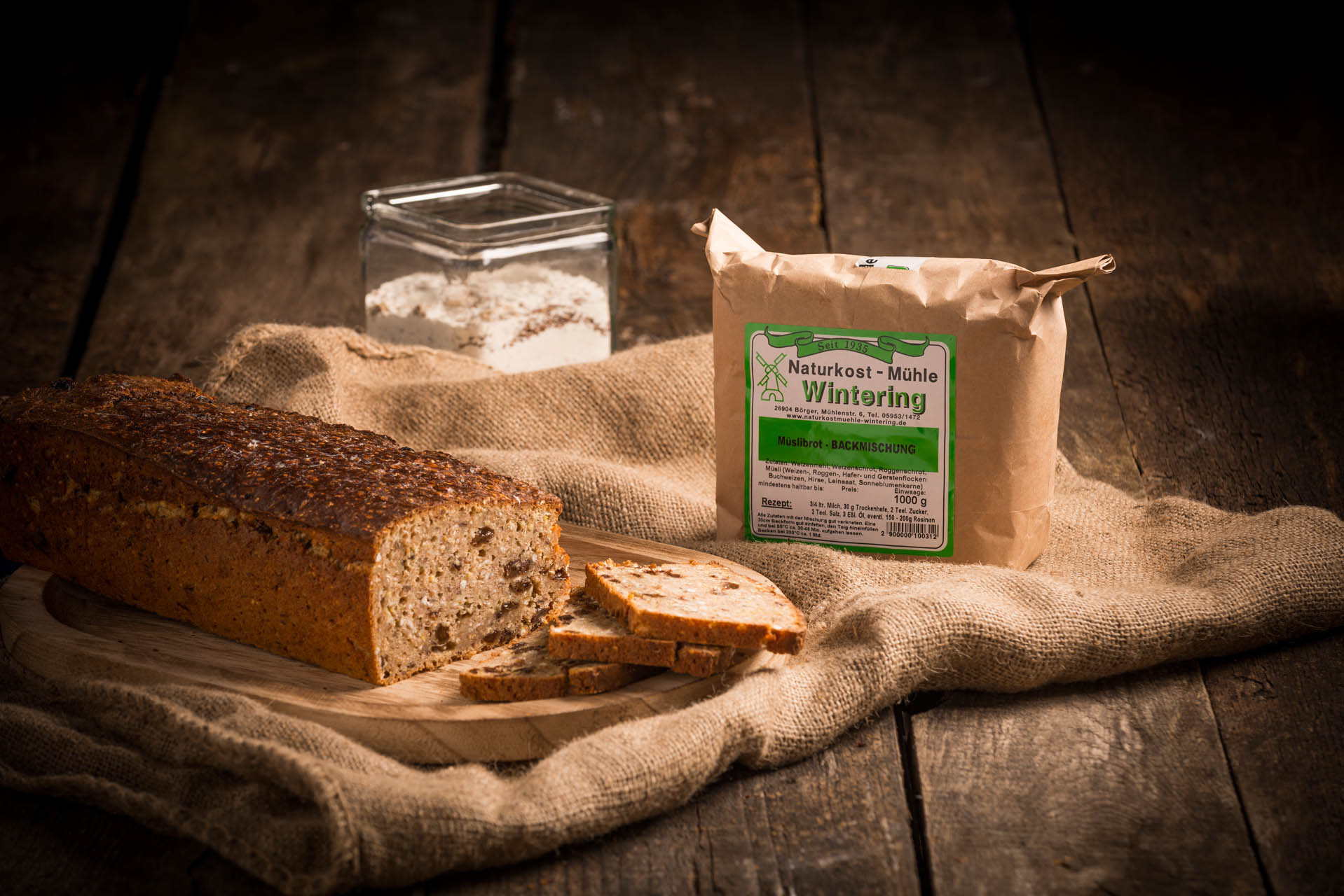 Müsli-Brot-Backmischung (100 % Bio)